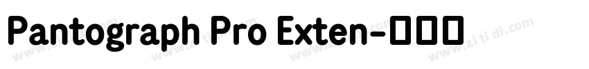 Pantograph Pro Exten字体转换